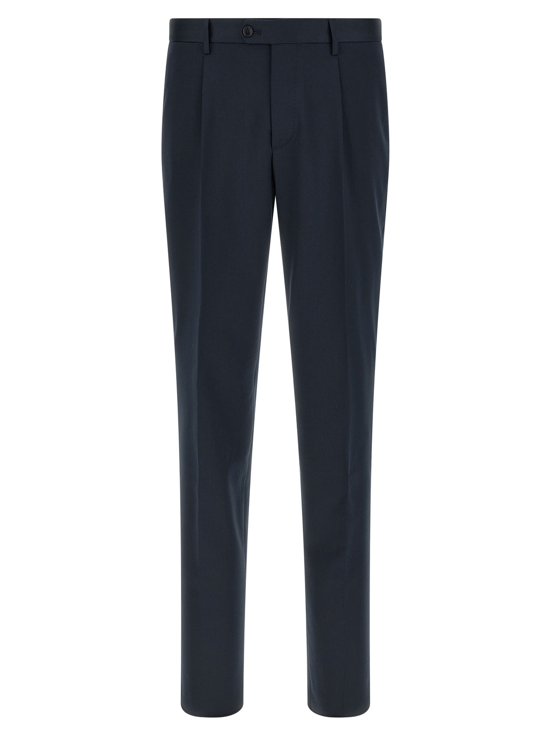 Blue Virgin Wool Two-Piece Suit