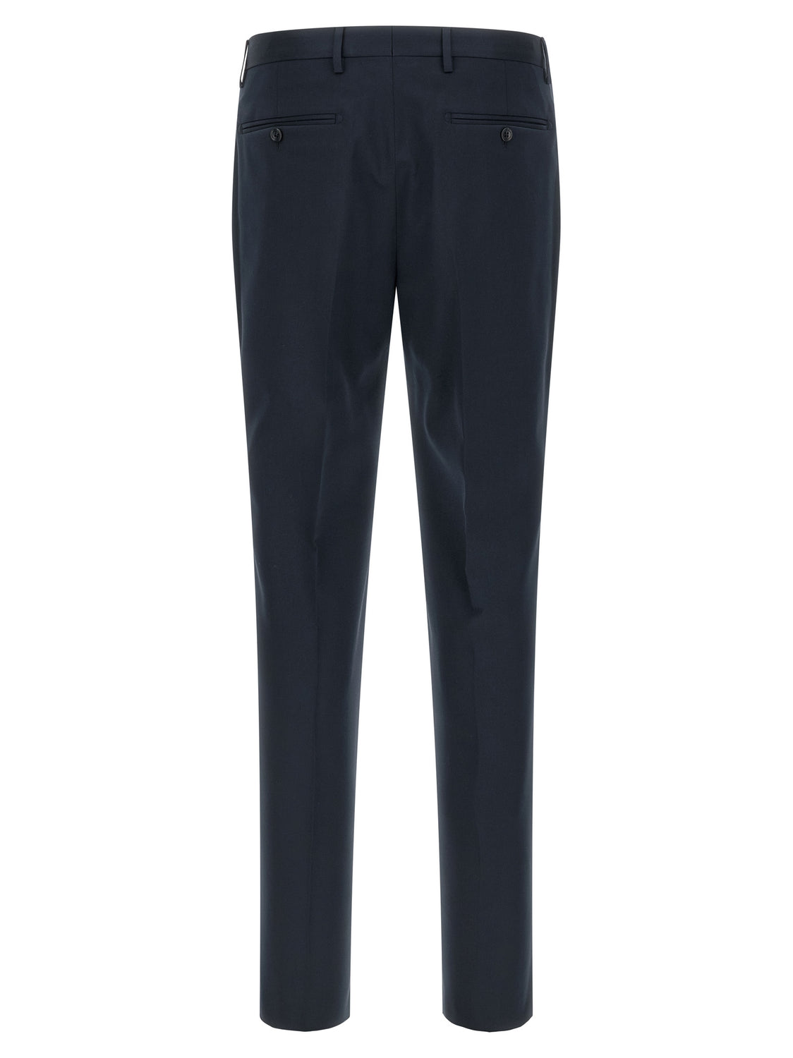 Blue Virgin Wool Two-Piece Suit