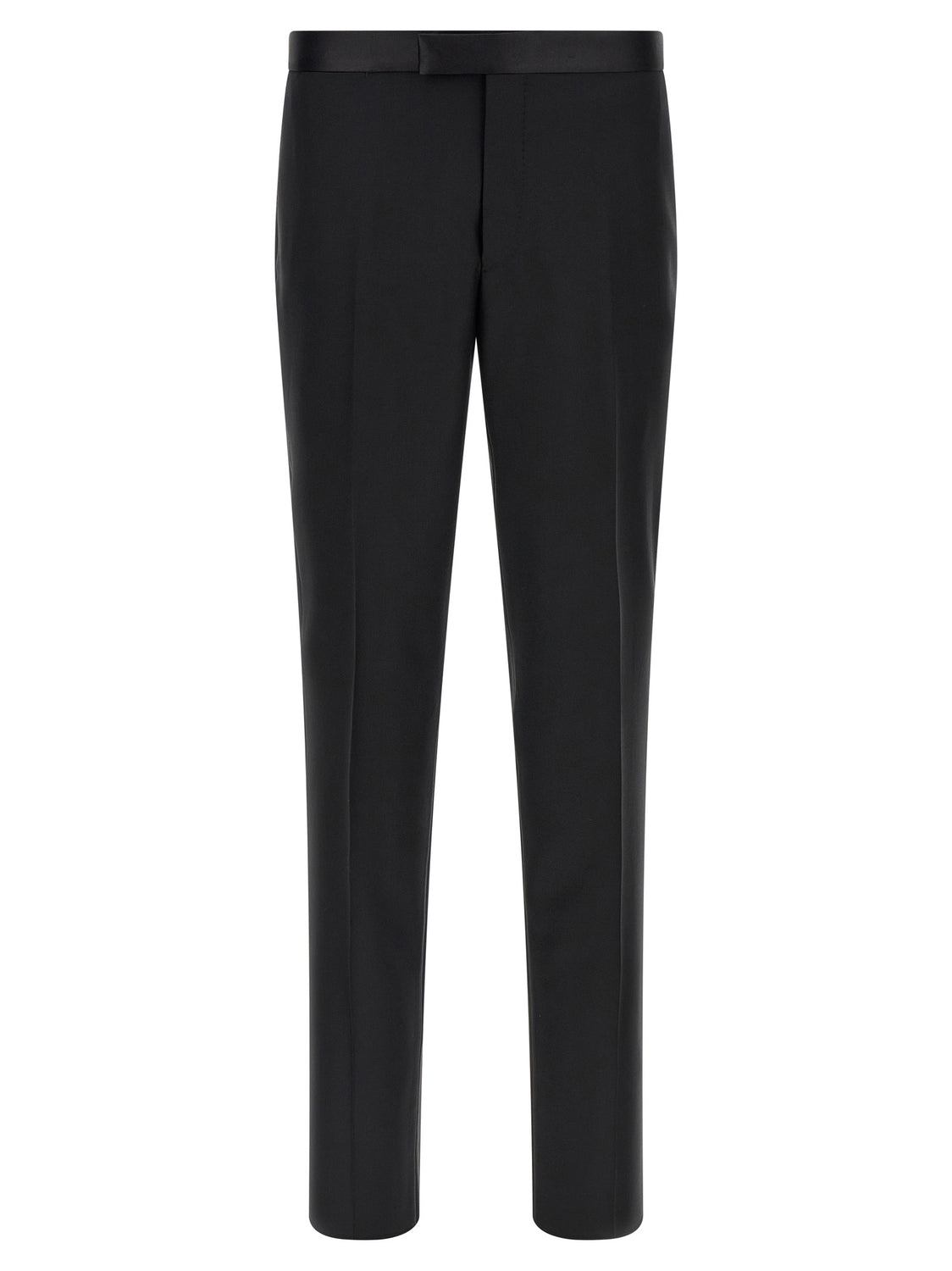 Black Virgin Wool Two-Piece Suit
