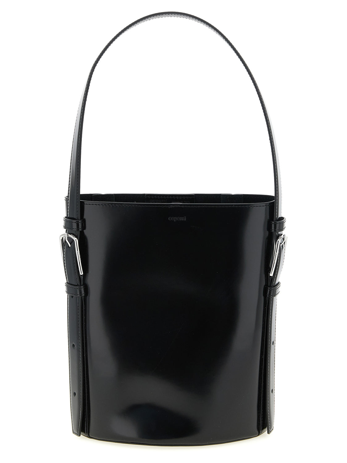 Black Cowhide Shoulder Bag