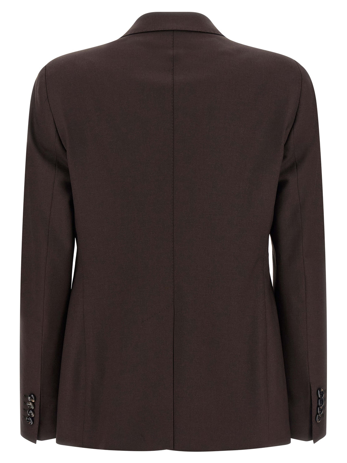 Brown Virgin Wool Blazer