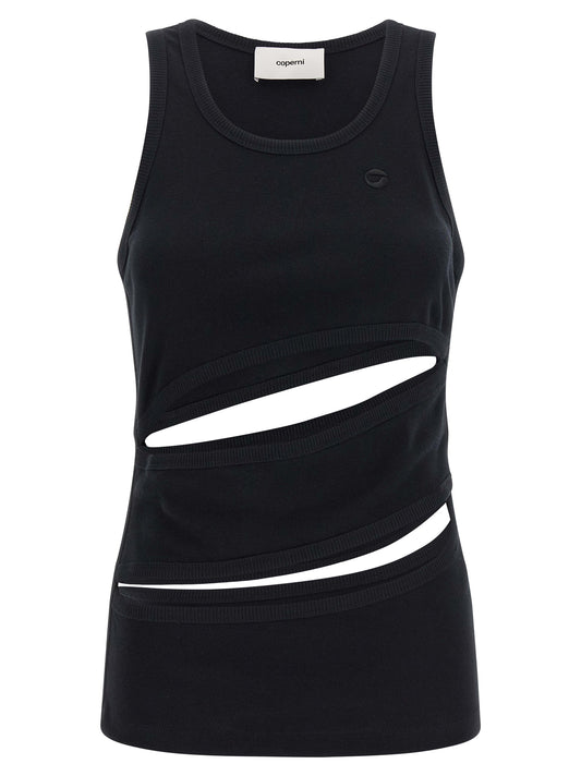 Black Organic Cotton Tank Tops