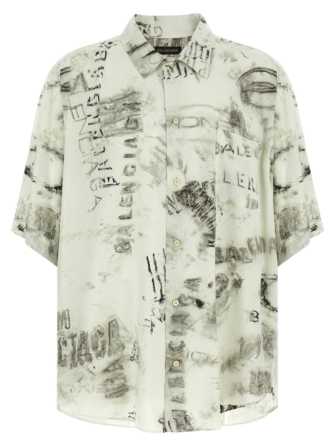 Gray Viscose Blouse