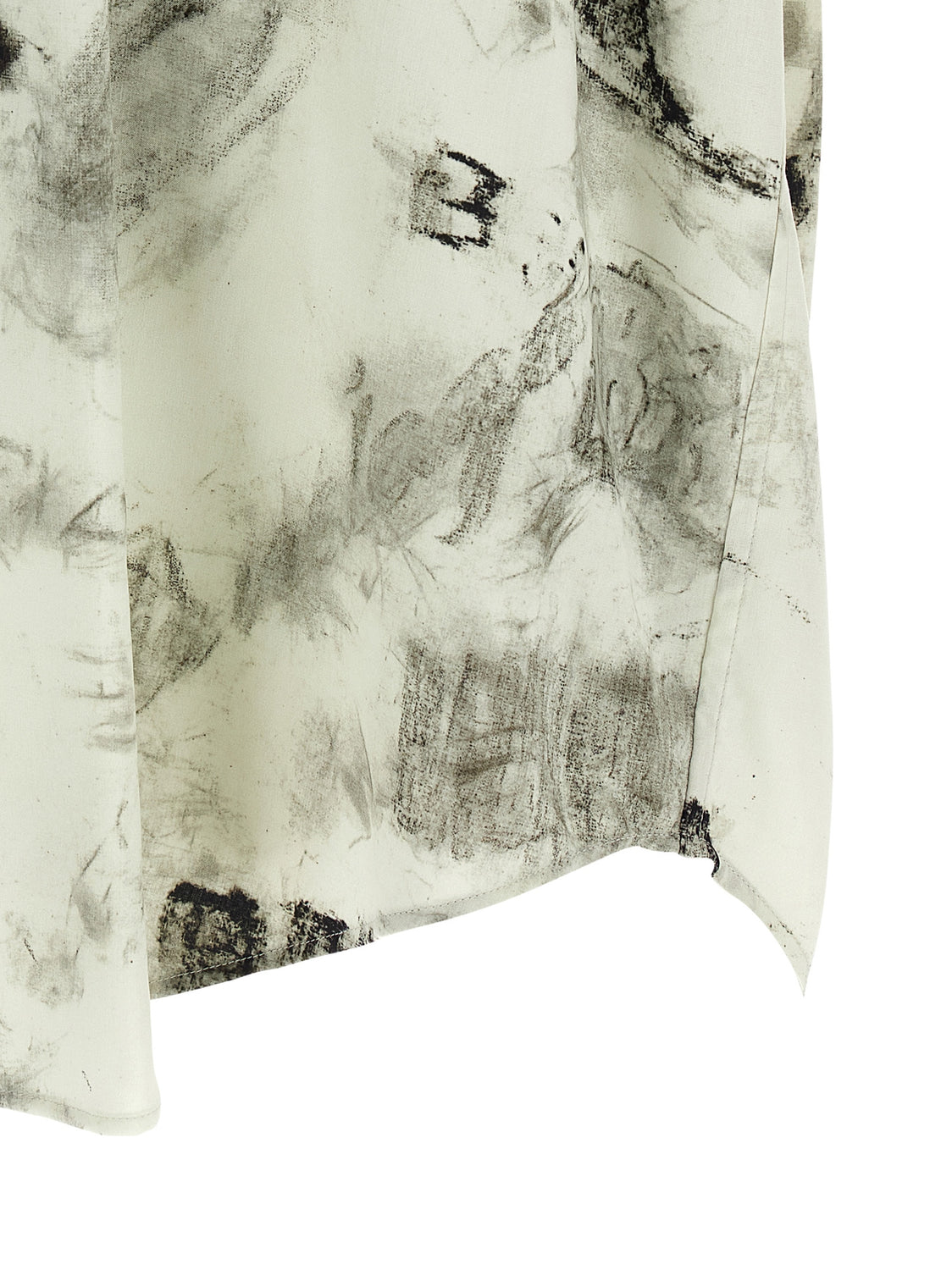 Gray Viscose Blouse