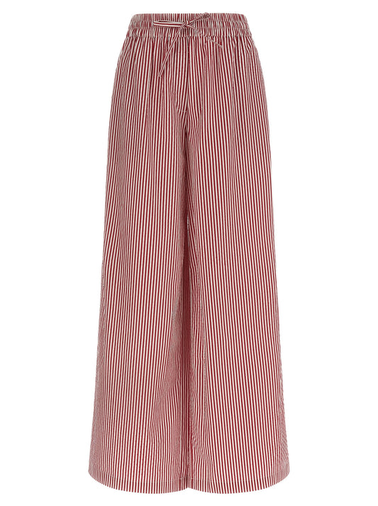 Multicolor Cotton Casual Pants
