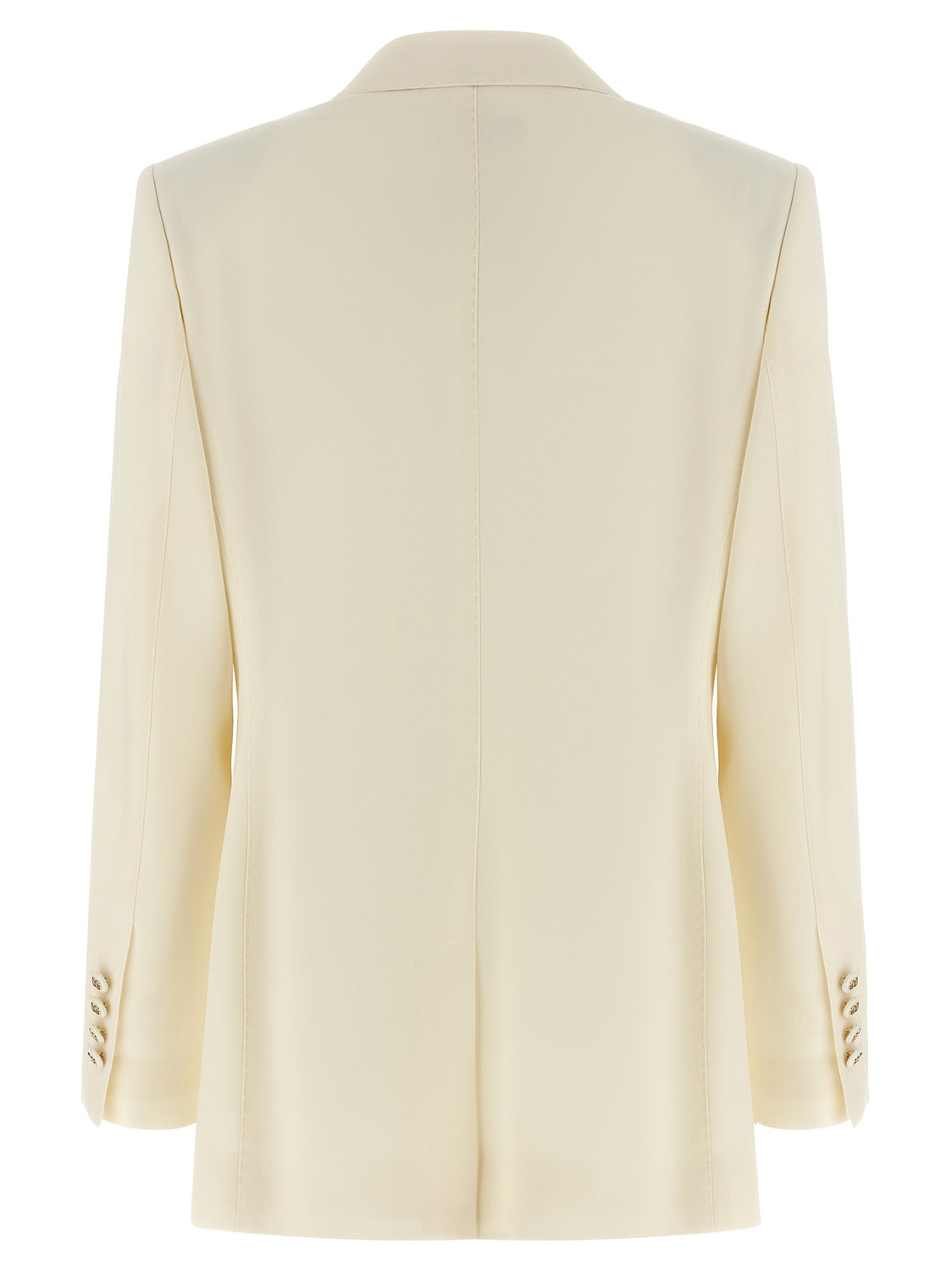 White Virgin Wool Blazer