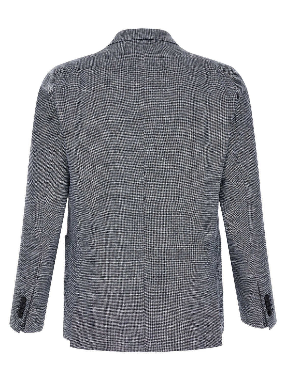 Blue Linen Blazer