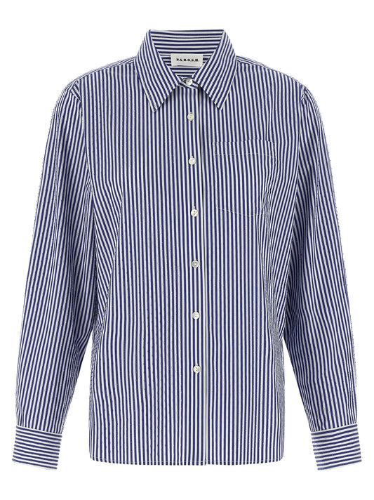 Blue Cotton Blouse