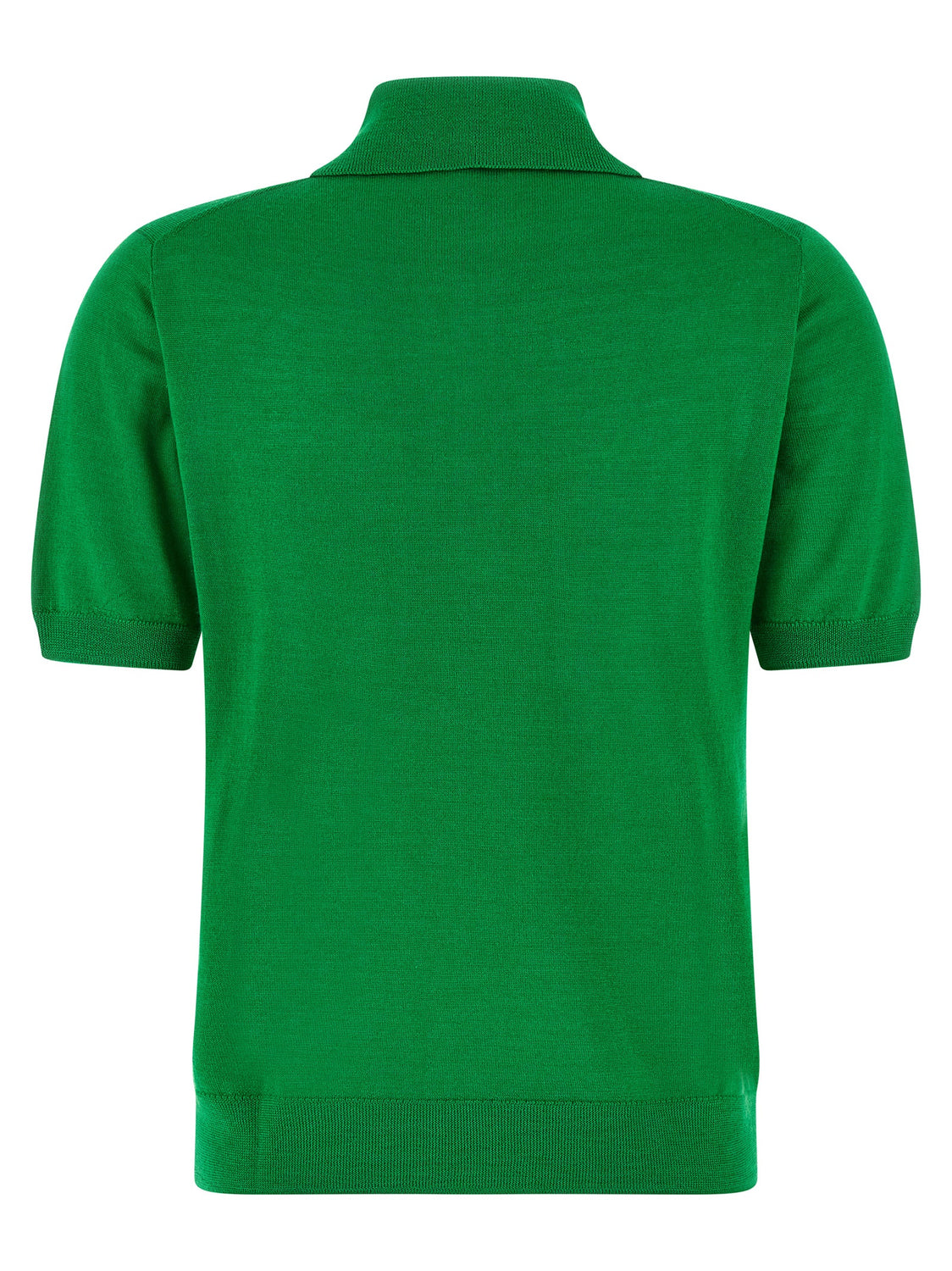 Bicolor Wool Polo Shirt