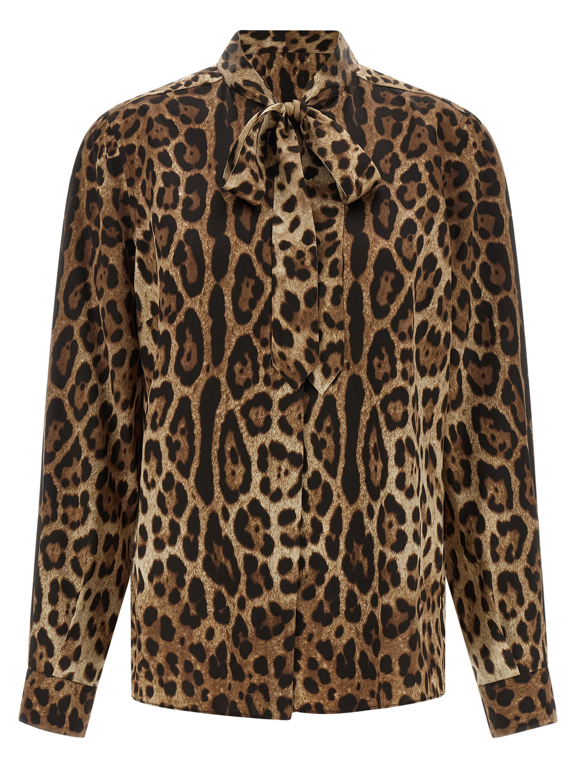 Brown Silk Blouse