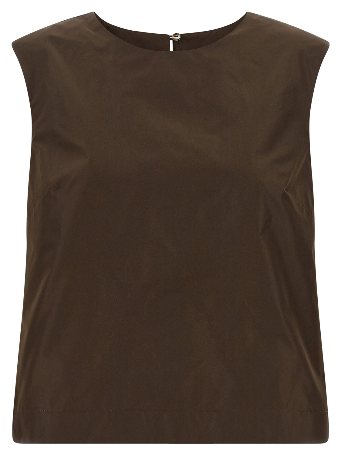 Brown Polyester Shirt