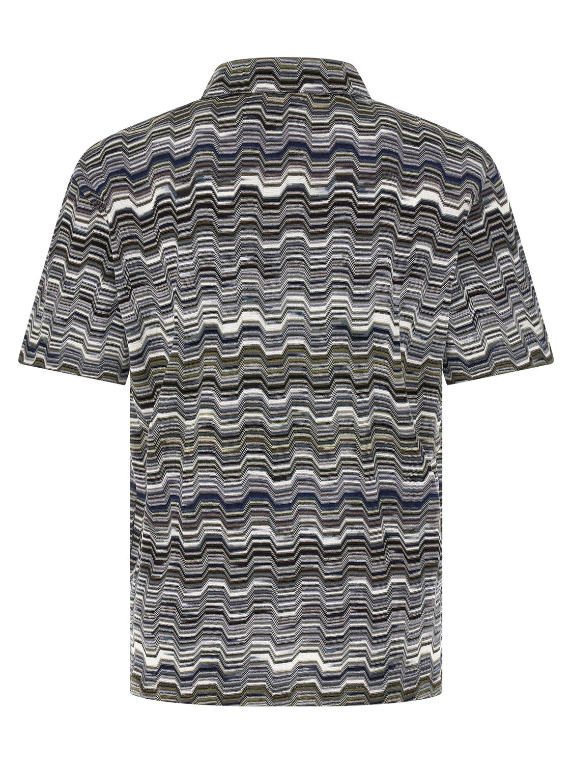 Bicolor Cotton Polo Shirt
