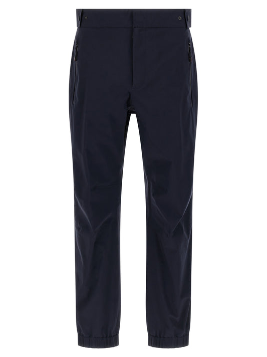 Blue Polyamide Joggers (Workout Pants)