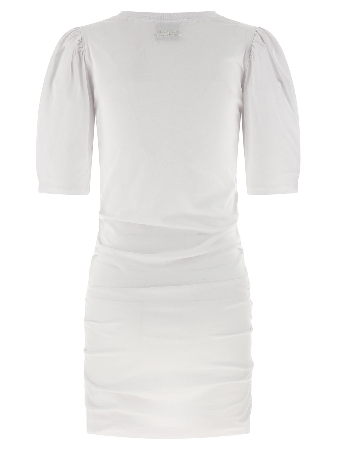 White Cotton Short Dress