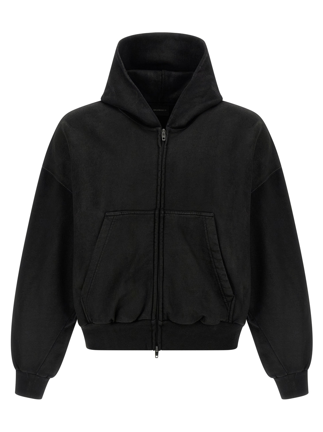 Black Cotton Sweatshirt