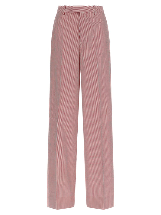 Multicolor Cotton Casual Pants
