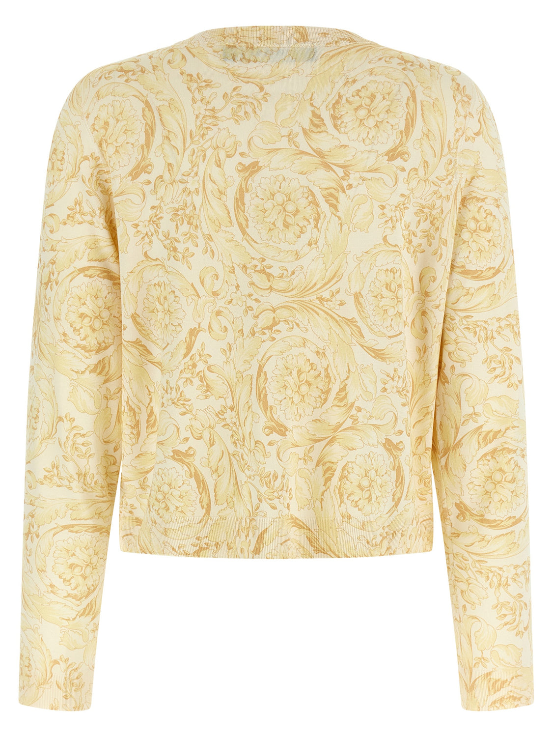 Bicolor Silk Cardigan
