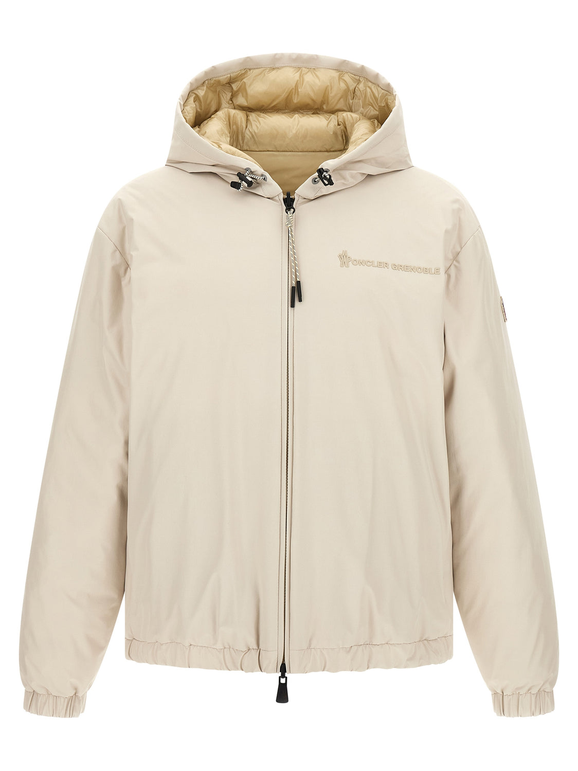 Beige Polyamide Shell Jacket