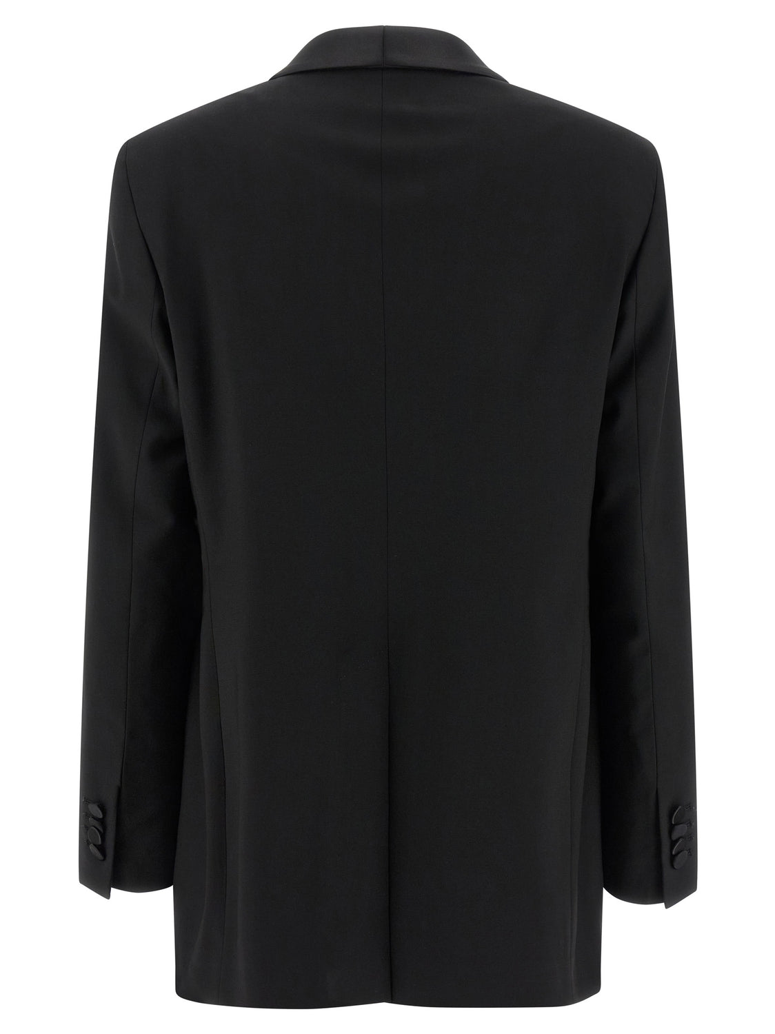 Black Virgin Wool Two-Piece Suit