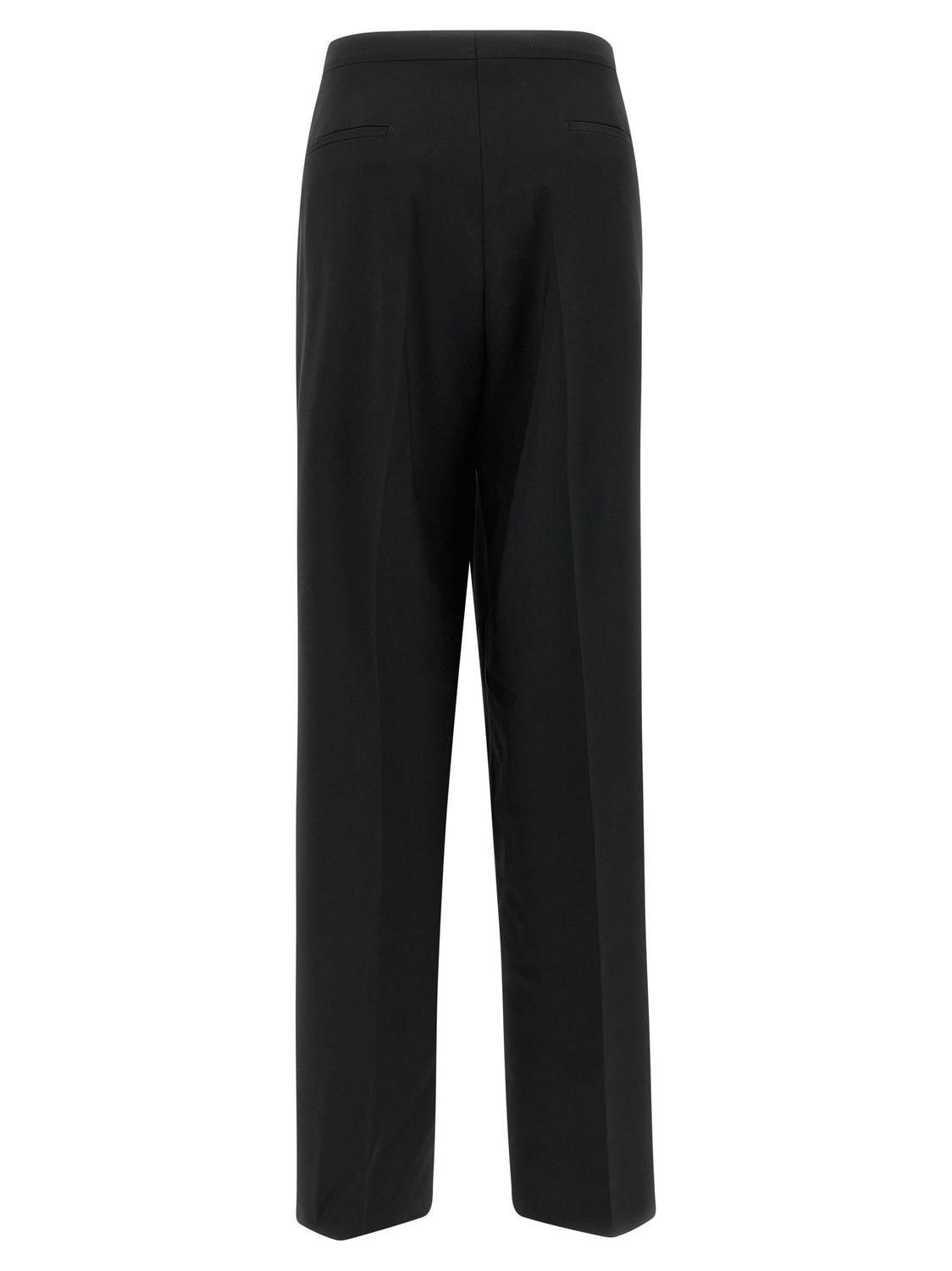 Black Virgin Wool Two-Piece Suit