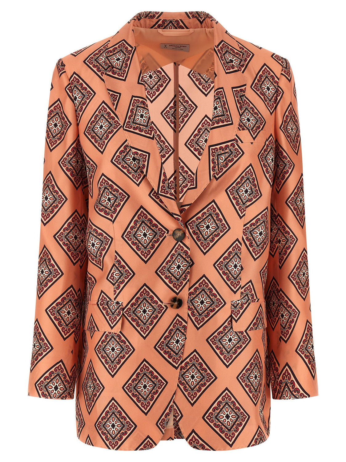 Multicolor Silk Blazer