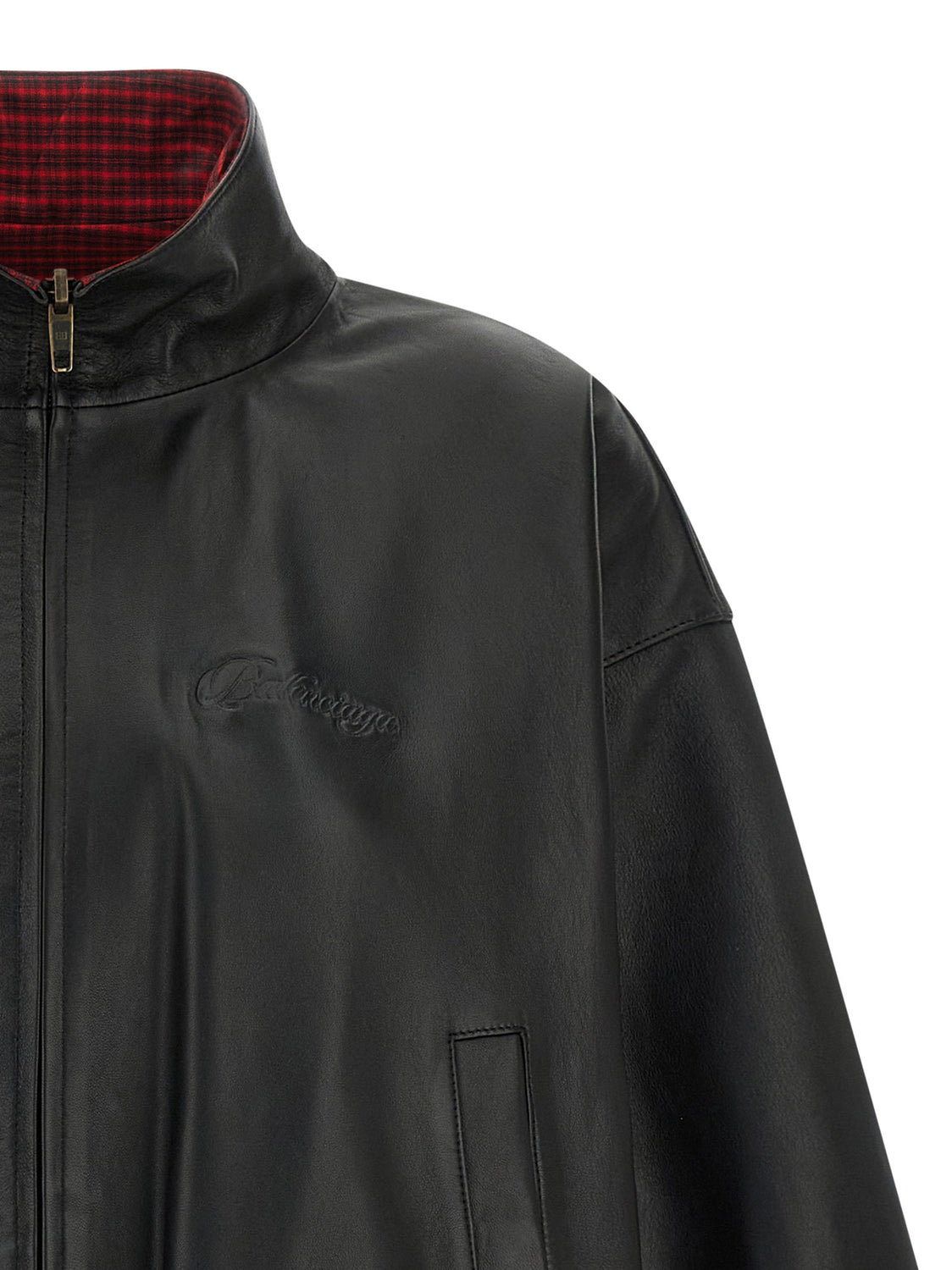 Black Lamb Leather Leather Jacket