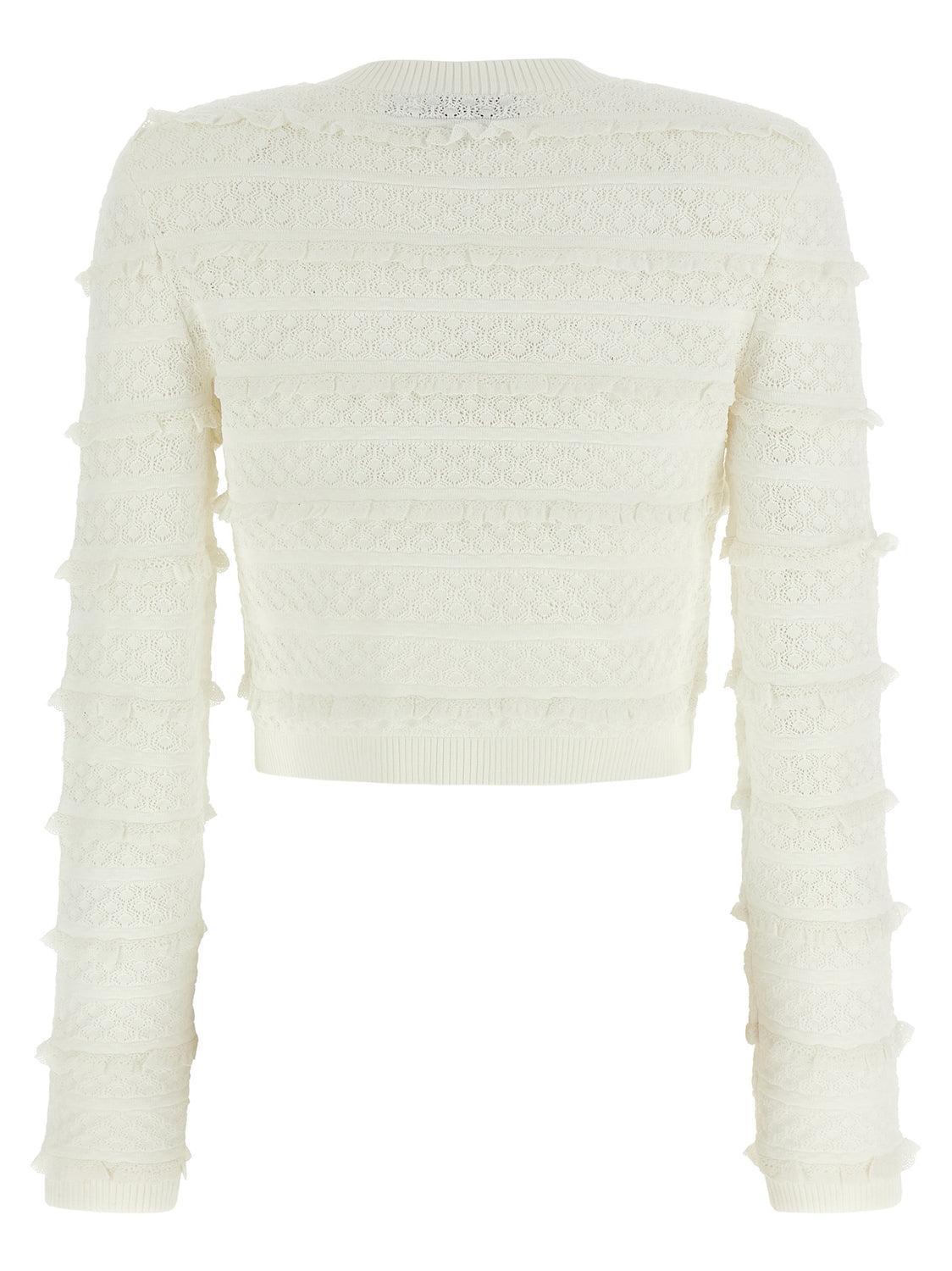 White Viscose Cardigan