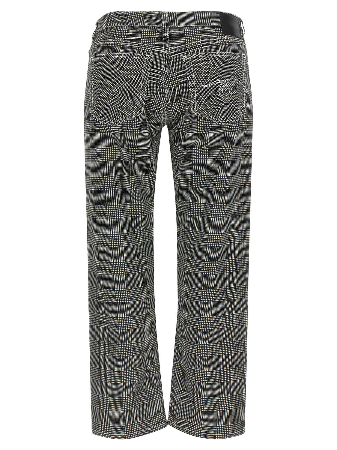 Bicolor Cotton Casual Pants