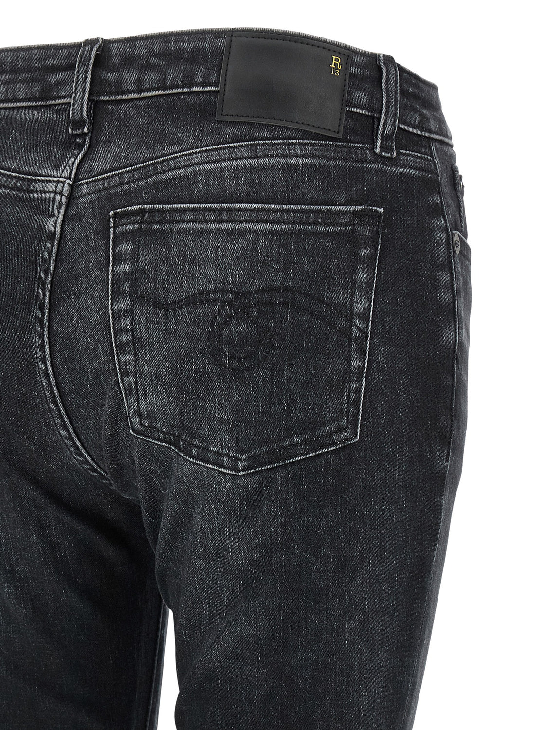 Black Cotton Jeans Denim