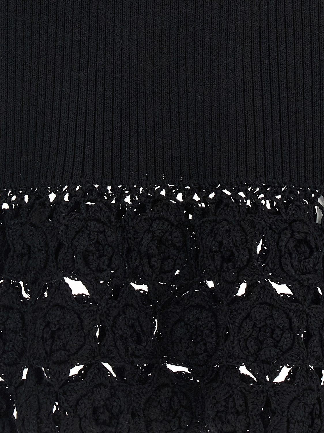 Black Organic Cotton Sleeveless Jacket