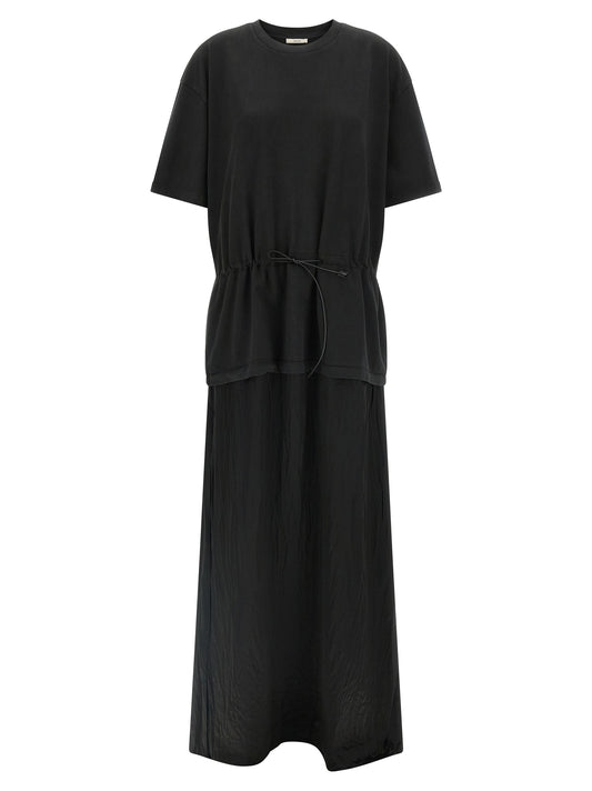 Black Cotton Long Dress