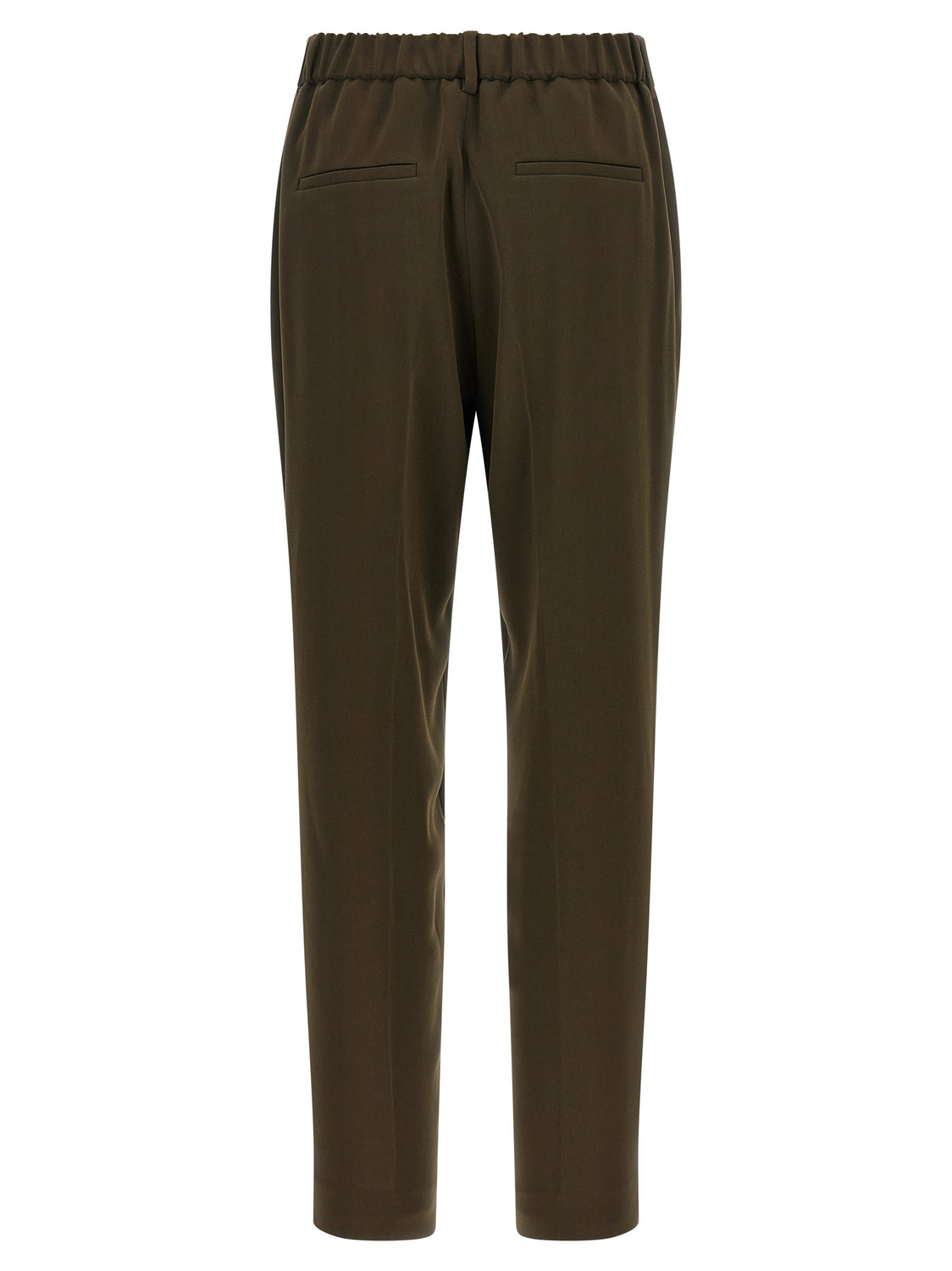 Bicolor Triacetate Casual Pants