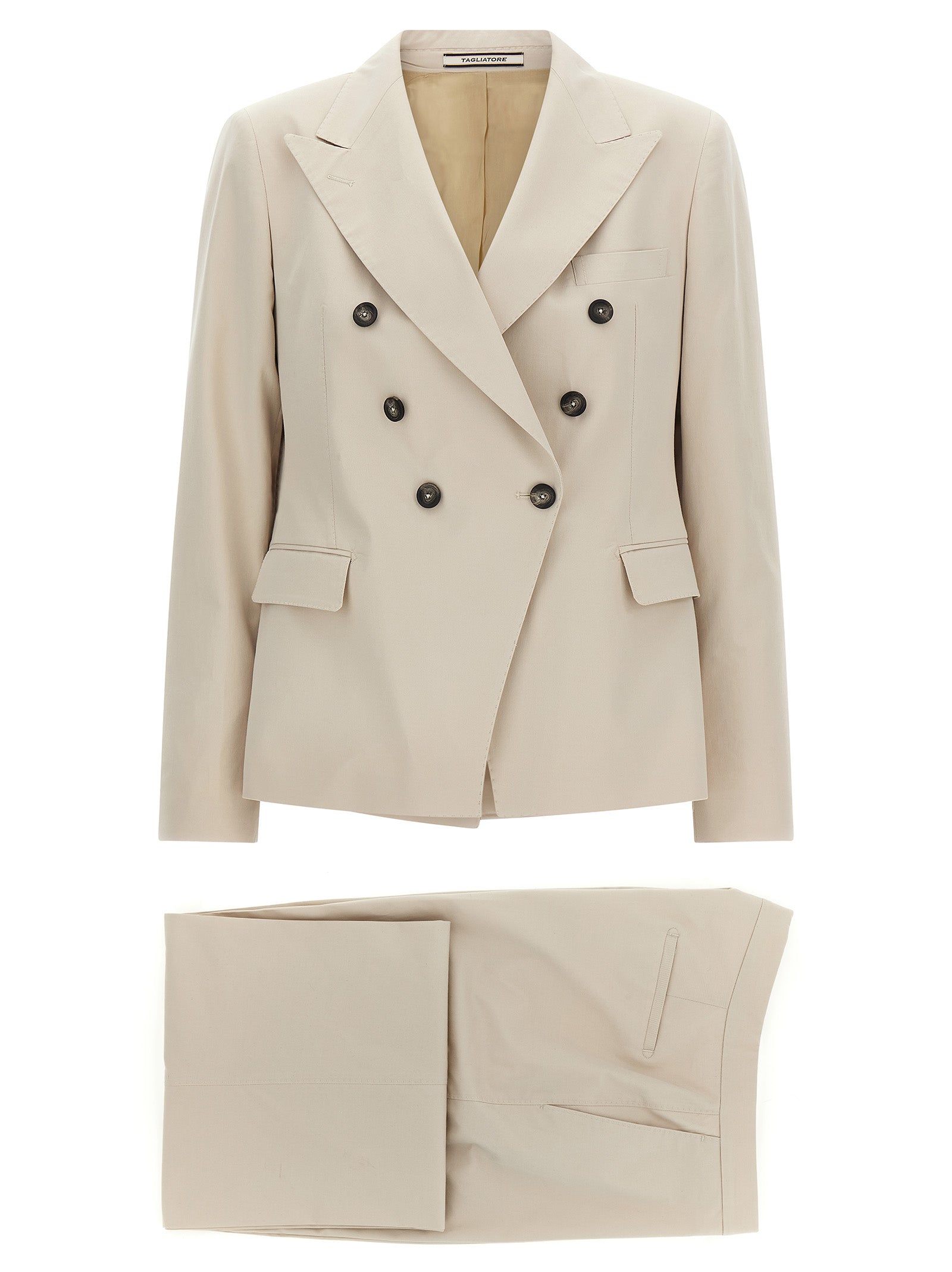 Beige Cotton Blazer
