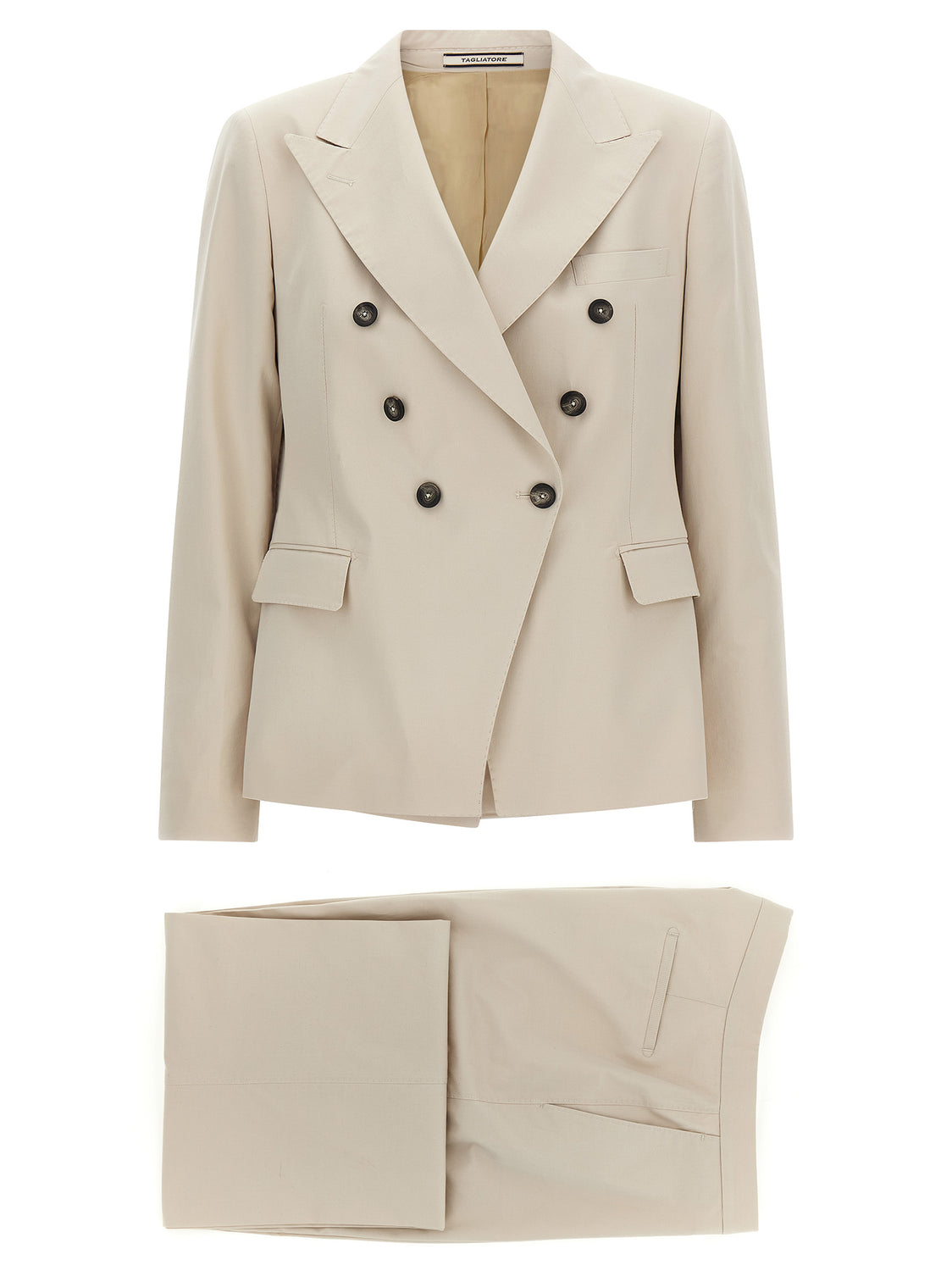 Beige Cotton Blazer
