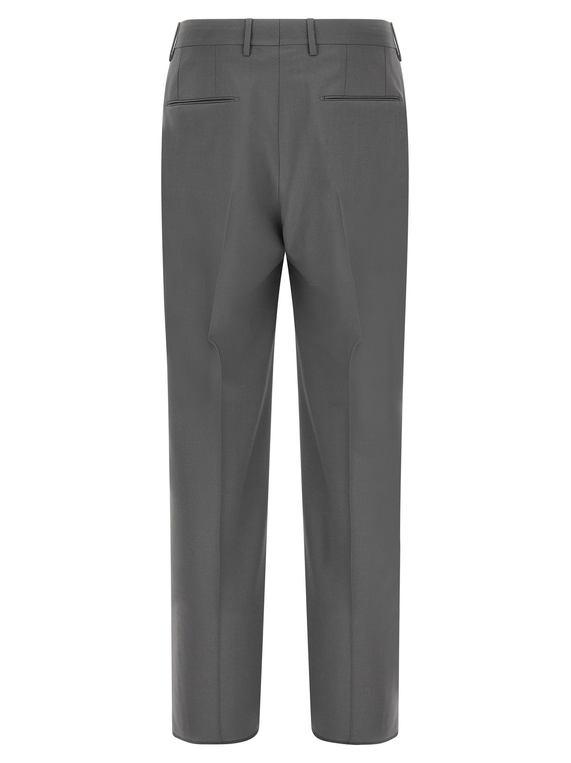 Gray Virgin Wool Two-Piece Suit