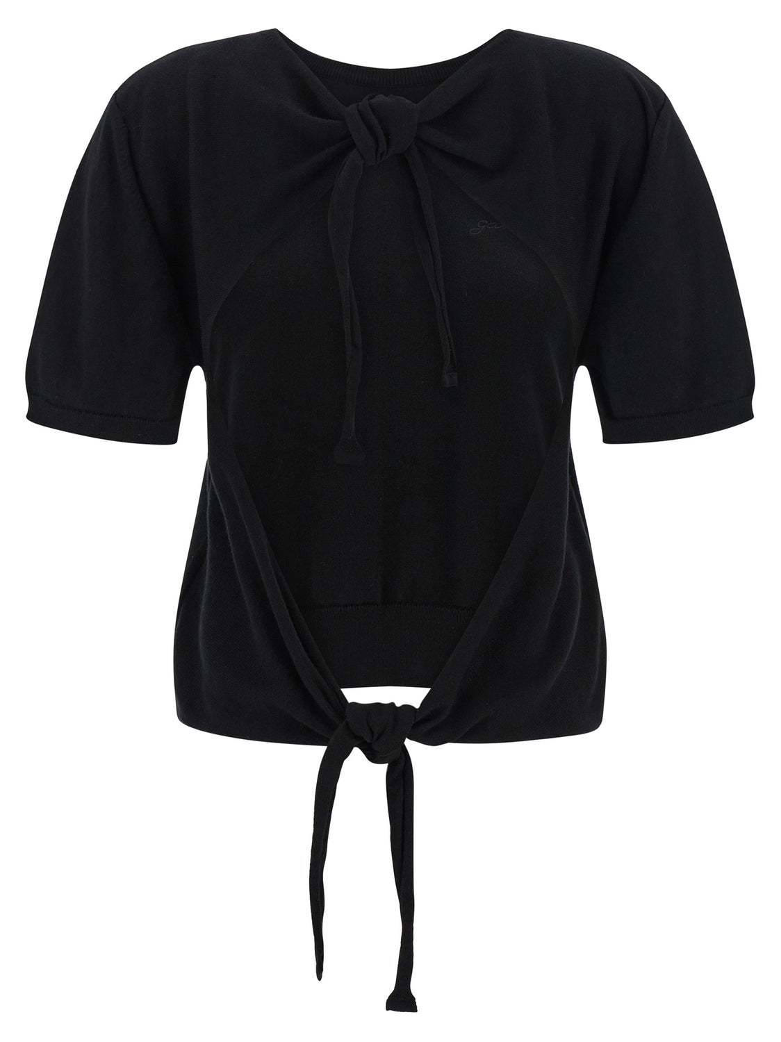 Black Organic Cotton Cardigan