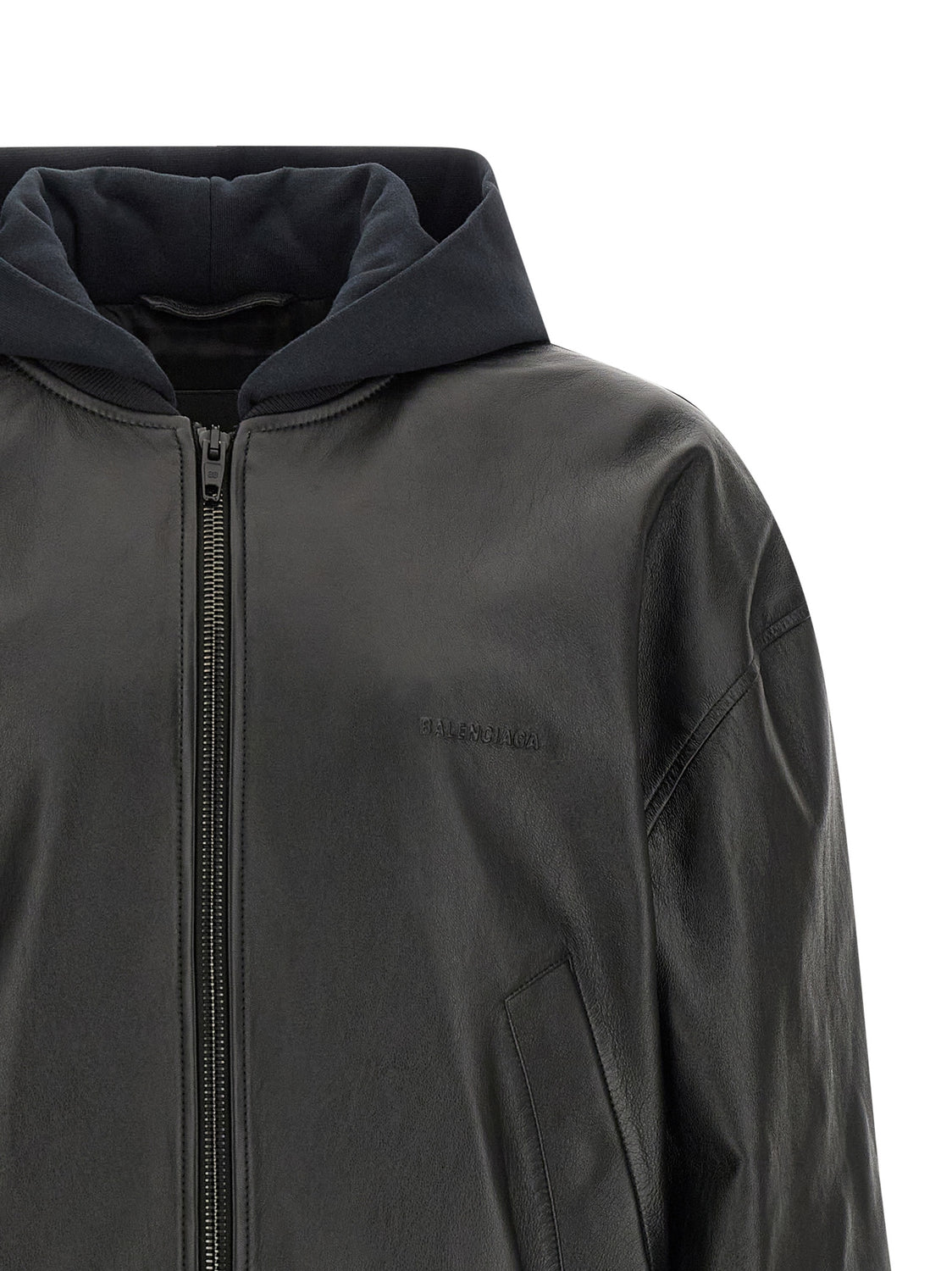 Black Lamb Leather Leather Jacket