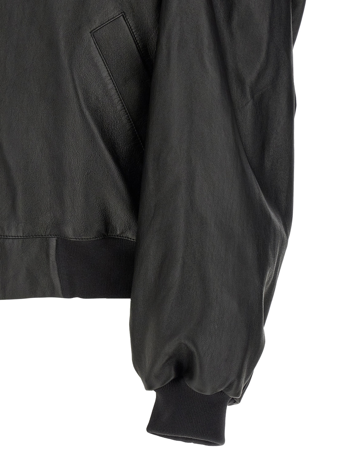 Black Lamb Leather Leather Jacket