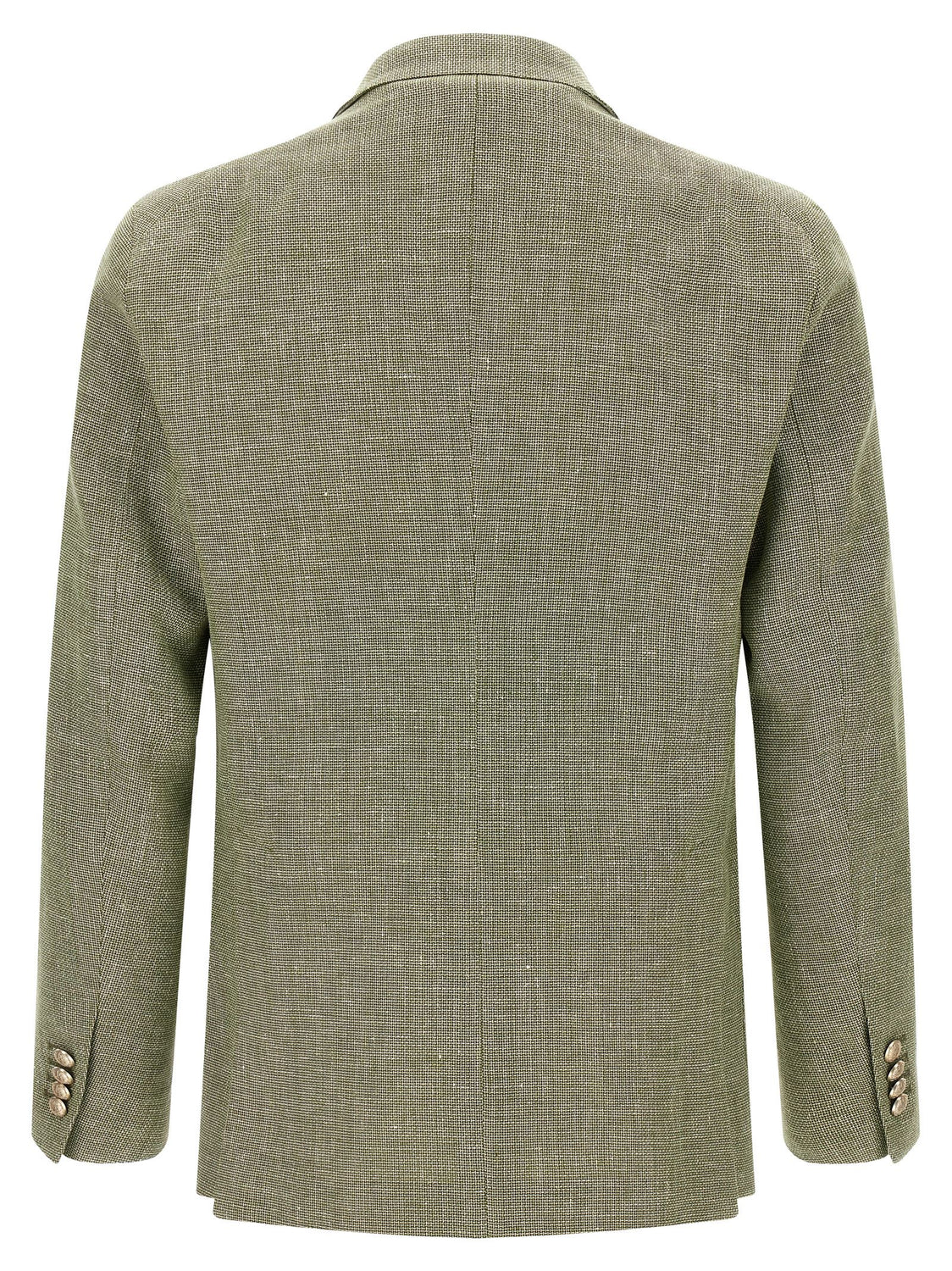 Bicolor Linen Blazer