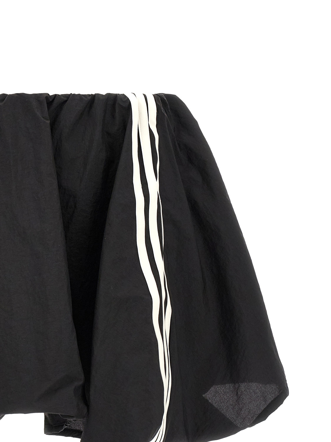 Black Polyamide Long Skirt