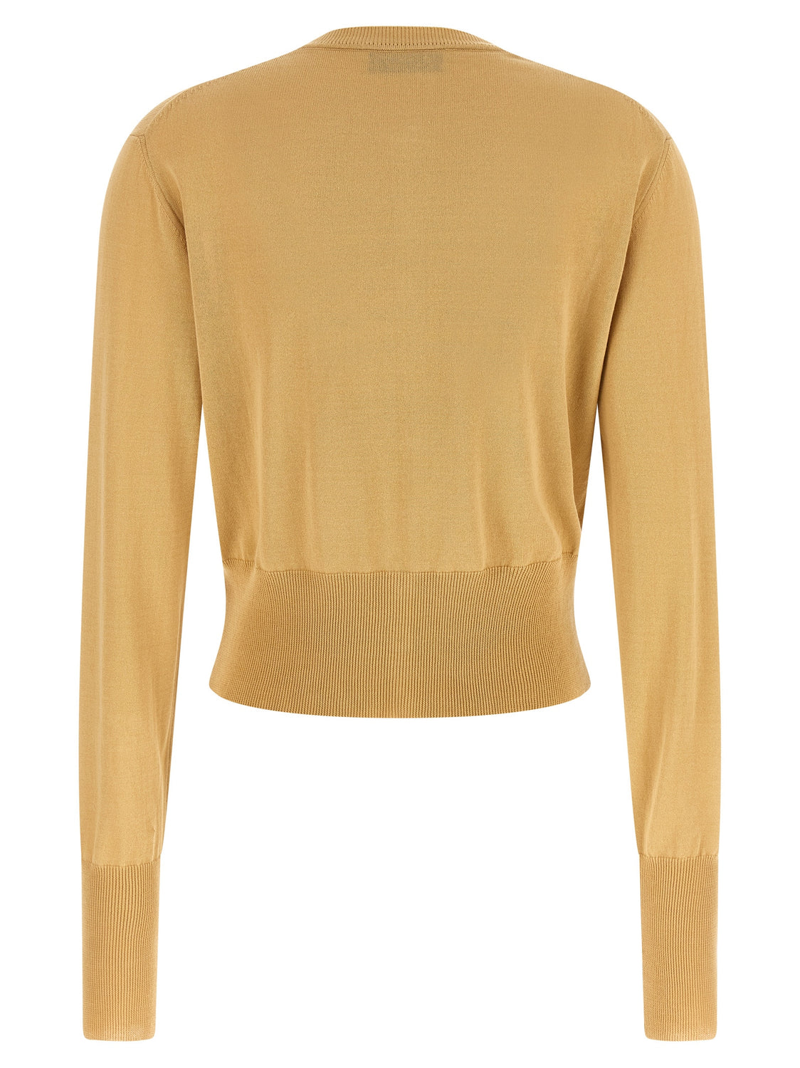 Beige Cotton Cardigan