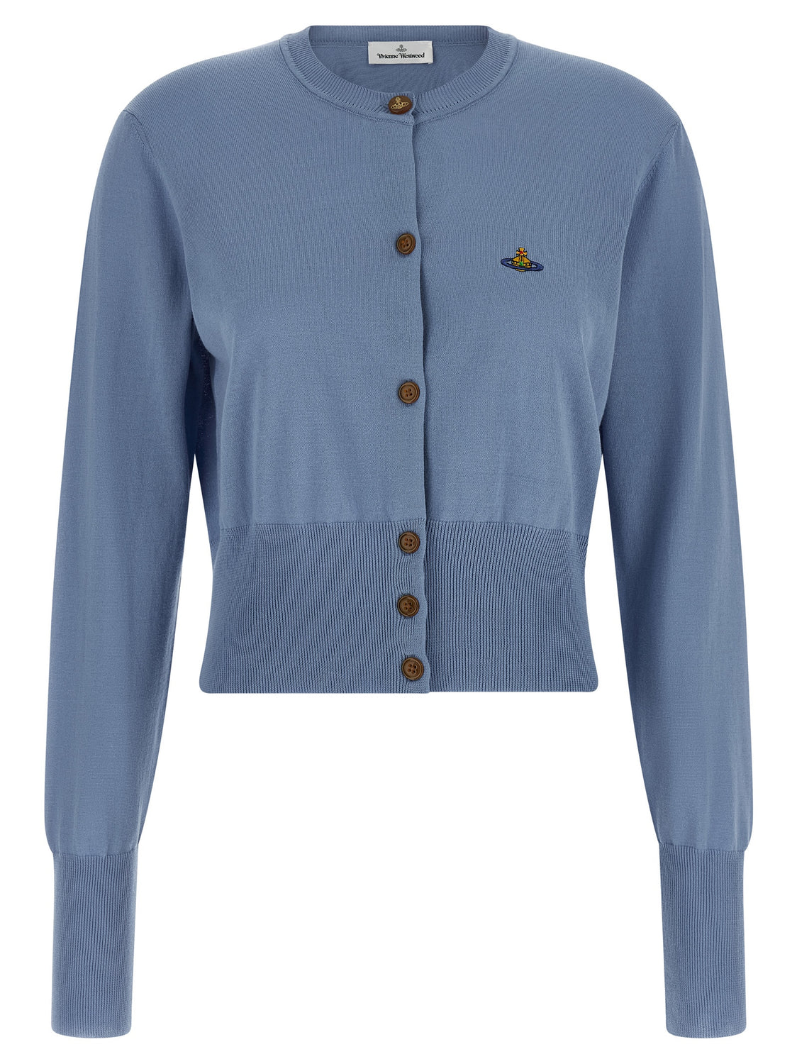 Blue Cotton Cardigan