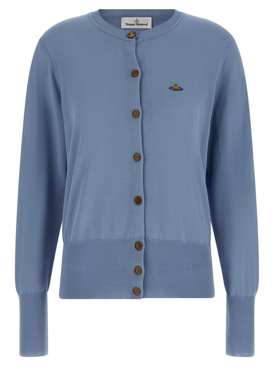 Blue Cotton Cardigan
