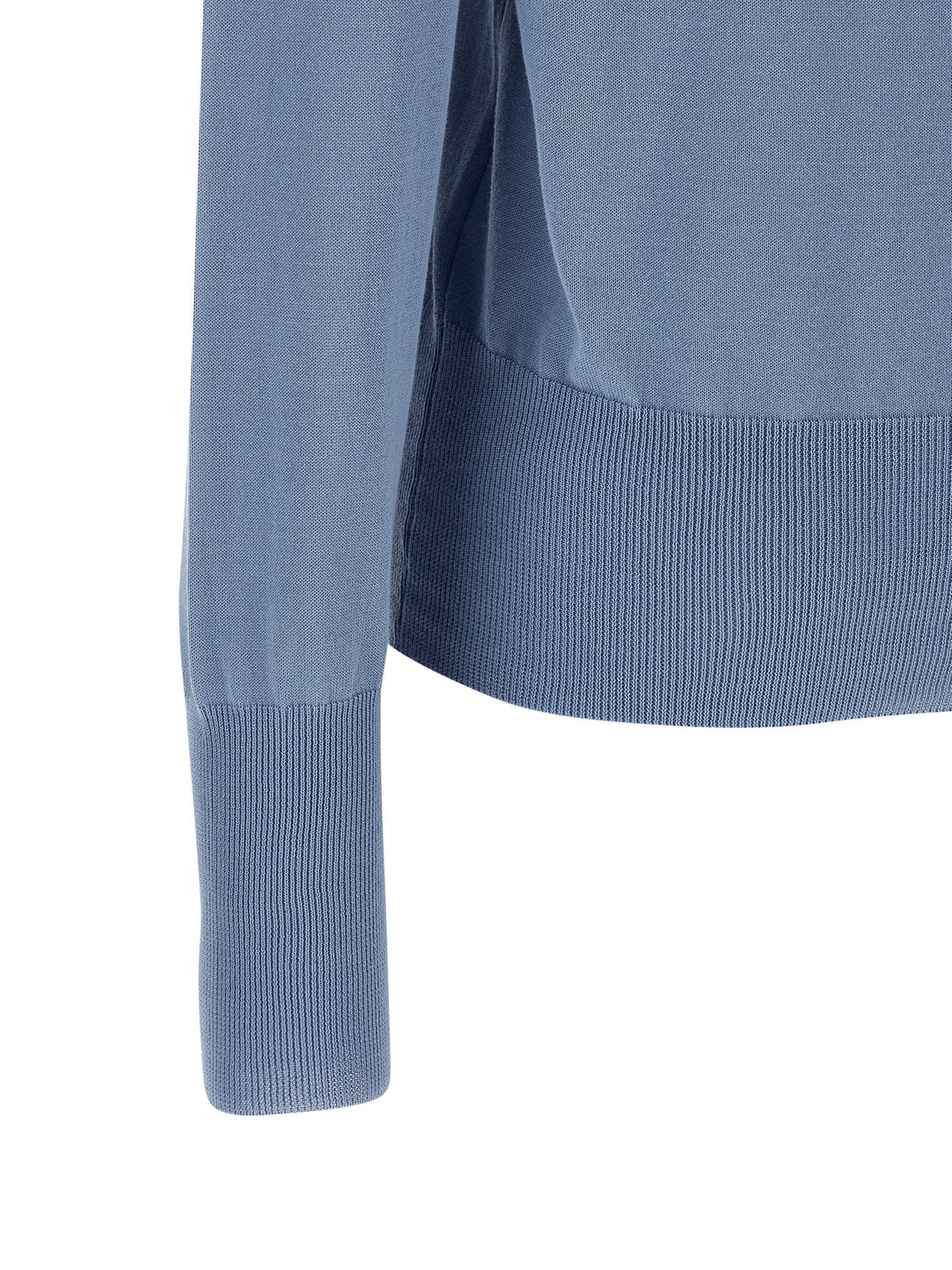Blue Cotton Cardigan