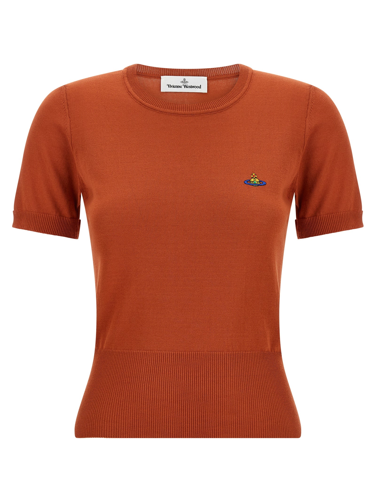 Orange Cotton T-Shirt