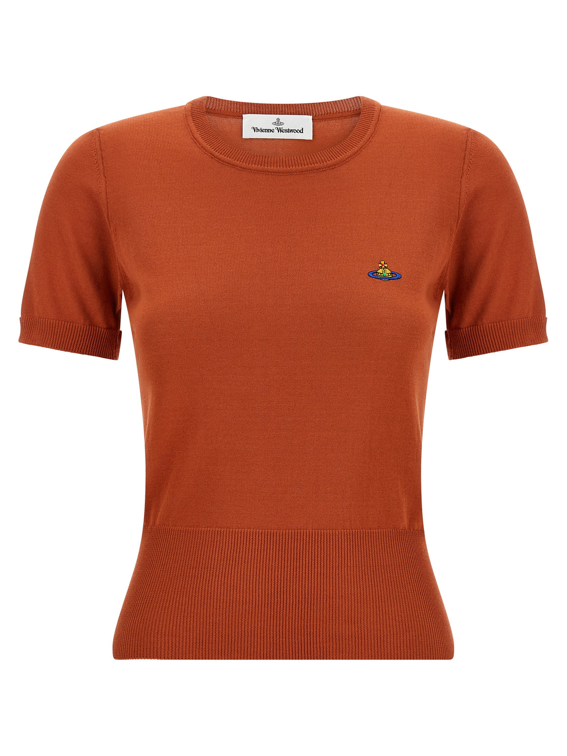 Orange Cotton T-Shirt