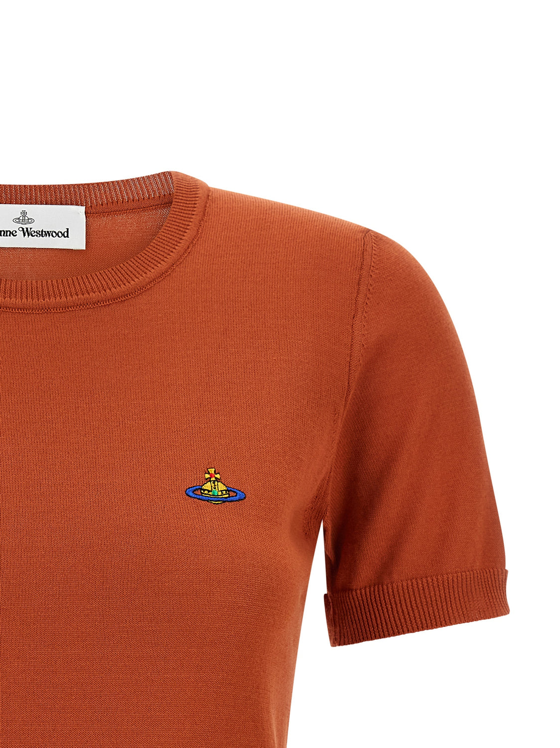 Orange Cotton T-Shirt