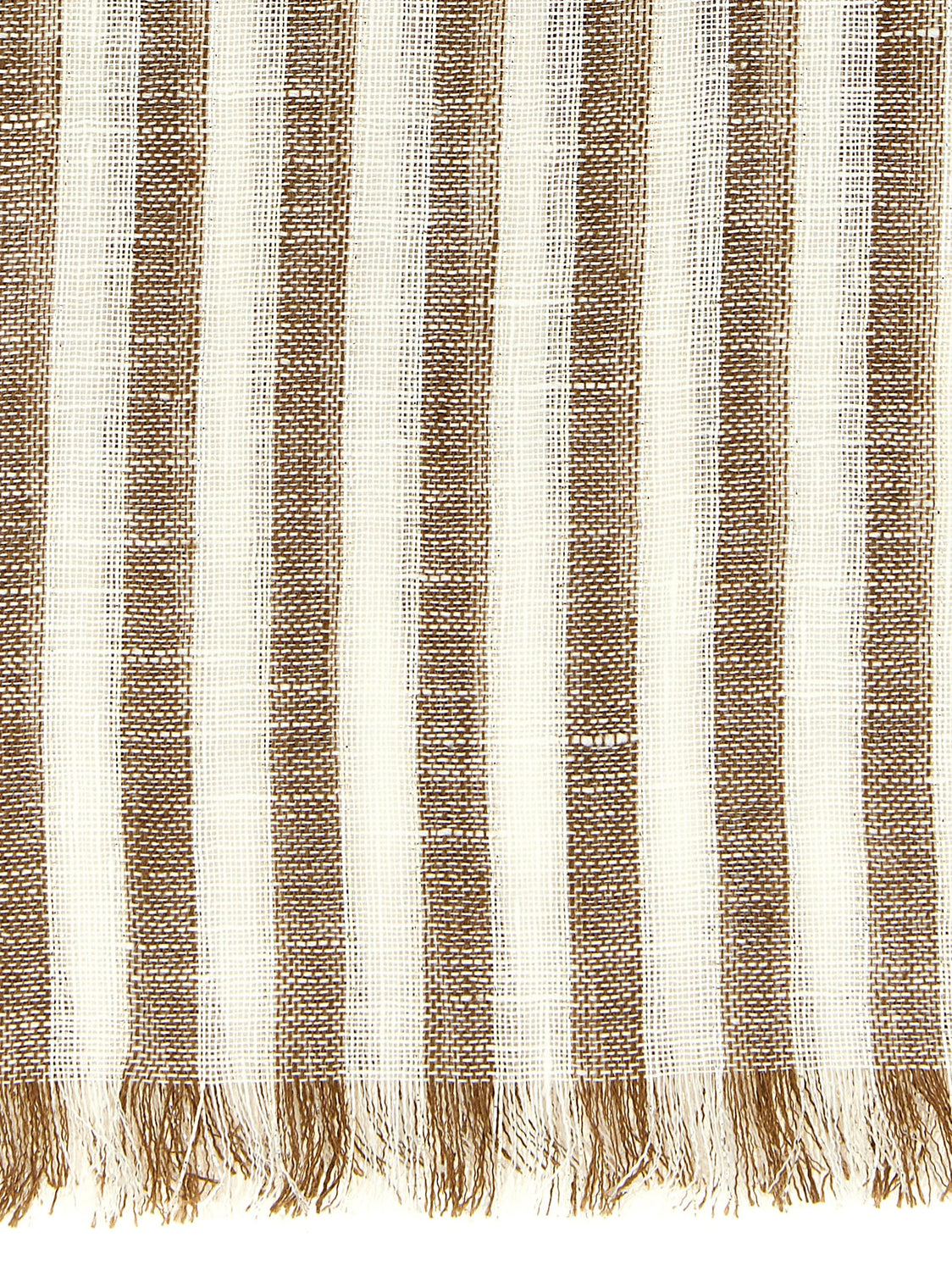Brown Linen Scarf