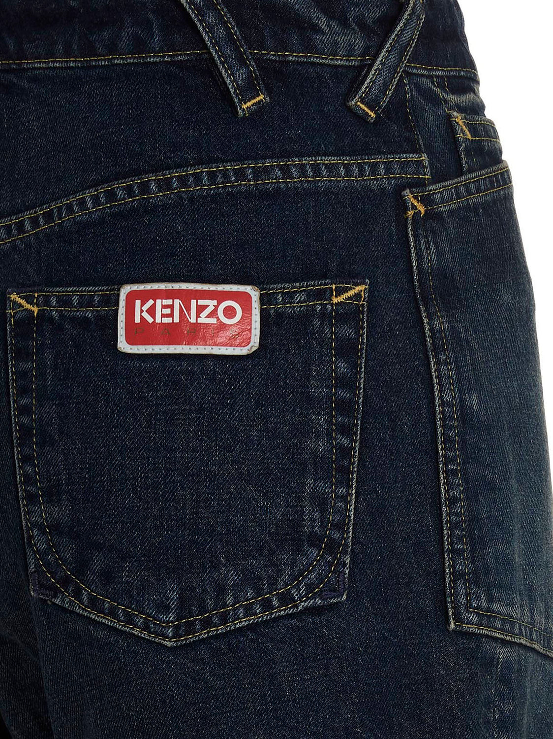 Blue Cotton Bermuda Shorts
