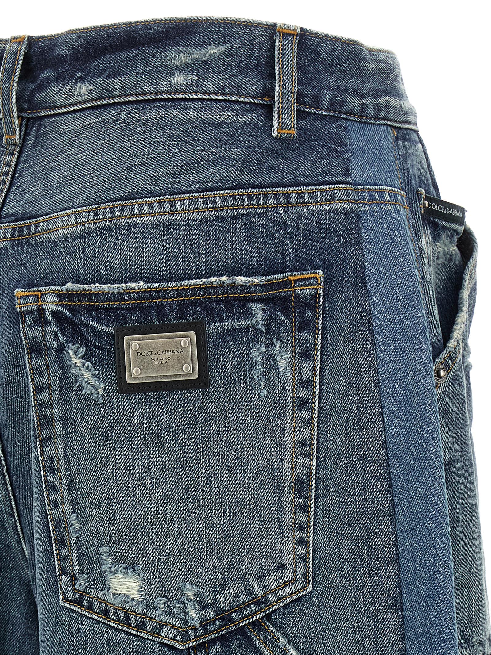Blue Cotton Bermuda Shorts